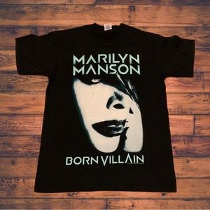 Marilyn Manson Vintage Tour Shirt Europe Overseas Born Villain Spencer’s